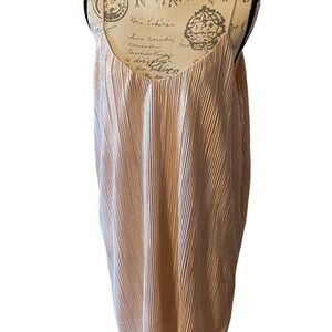 Forever 21 Dress Metallic Blush Pink Dress